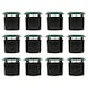 image 1 of Harbour Housewares Slug & Snail Trap - 11.5cm x 10cm - Friendly Pet Safe Outdoor Garden Bait Slugs Snails Nematodes Catcher | Green | Green/Black | One Size | 12