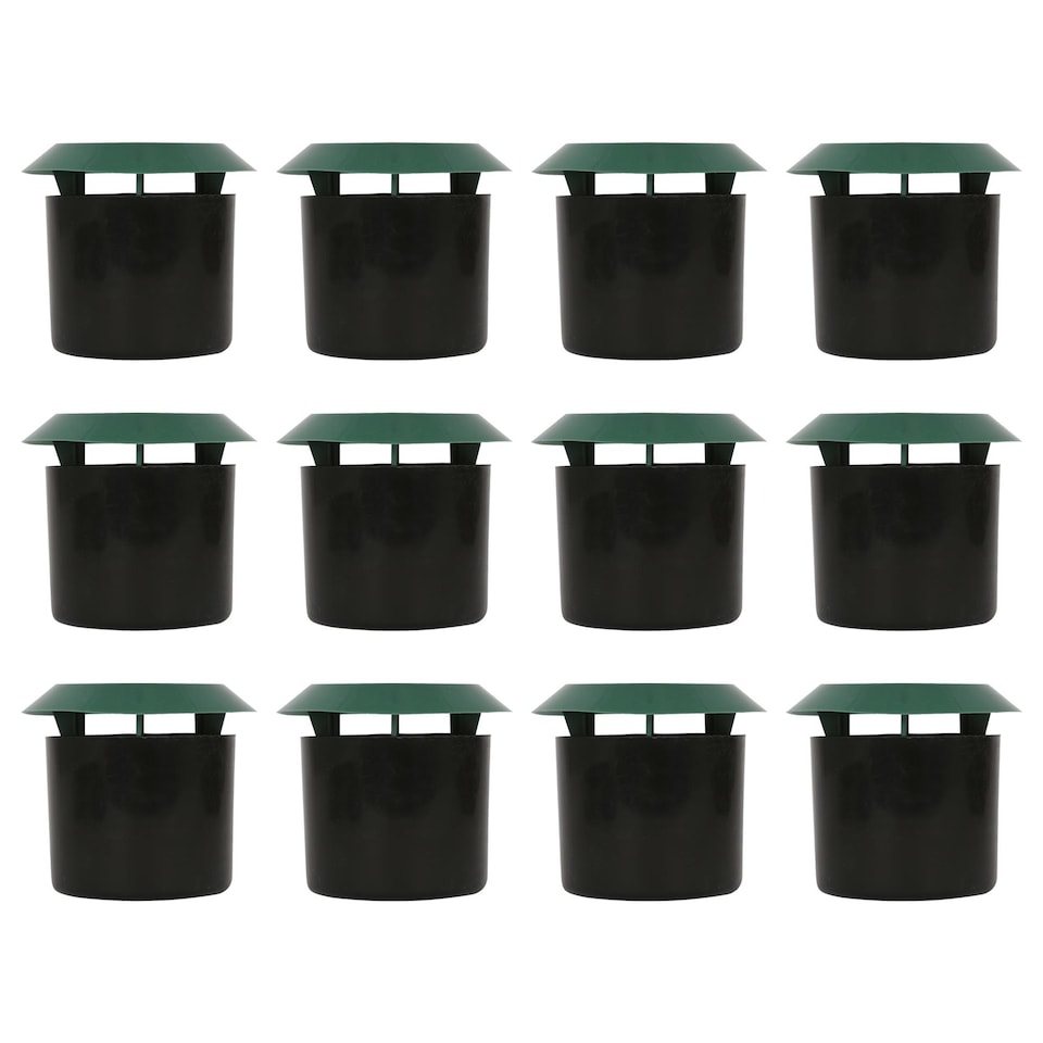 image 1 of Harbour Housewares Slug & Snail Trap - 11.5cm x 10cm - Friendly Pet Safe Outdoor Garden Bait Slugs Snails Nematodes Catcher | Green | Green/Black | One Size | 12