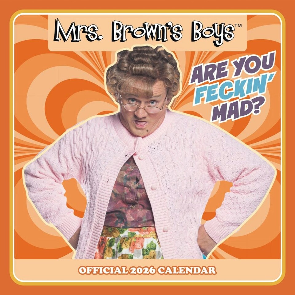 image 1 of MRS BROWN'S BOYS 2026 SQUARE CALENDAR