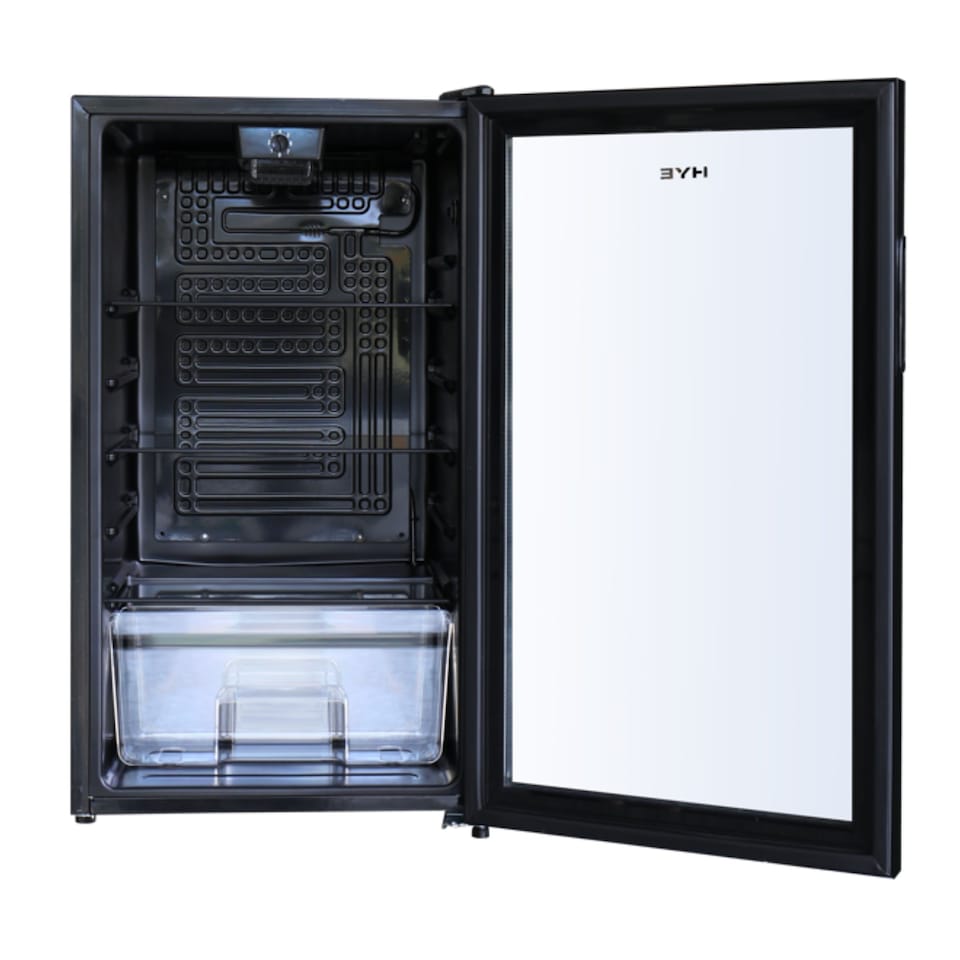 image 1 of HYE 93 Litre Under Counter Drinks Fridge 48cm Black - RF01DF92B23