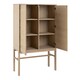 image 4 of Linley Cabinet with 2 doors and 4 shelves in White Oak