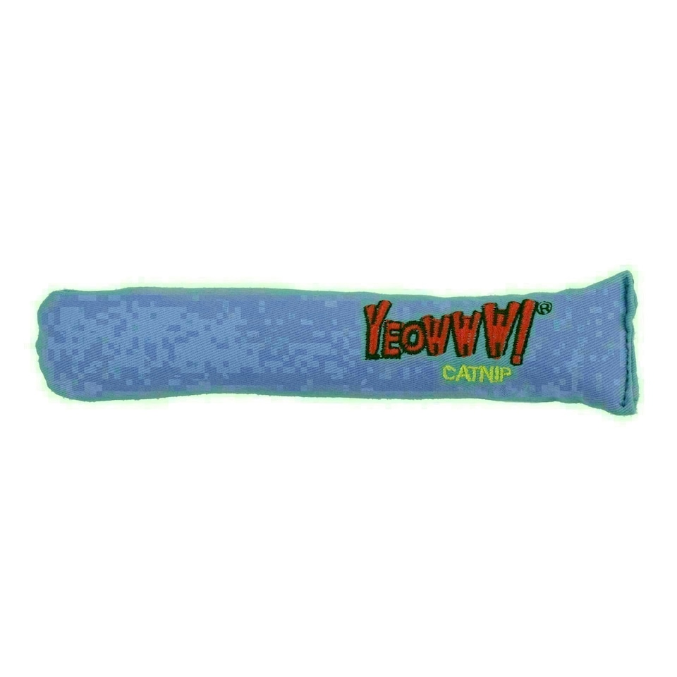 image 1 of 1PK Yeow Interactive Cat Kitten Blue Cigar With Catnip Cat Play Toy Cat Gift