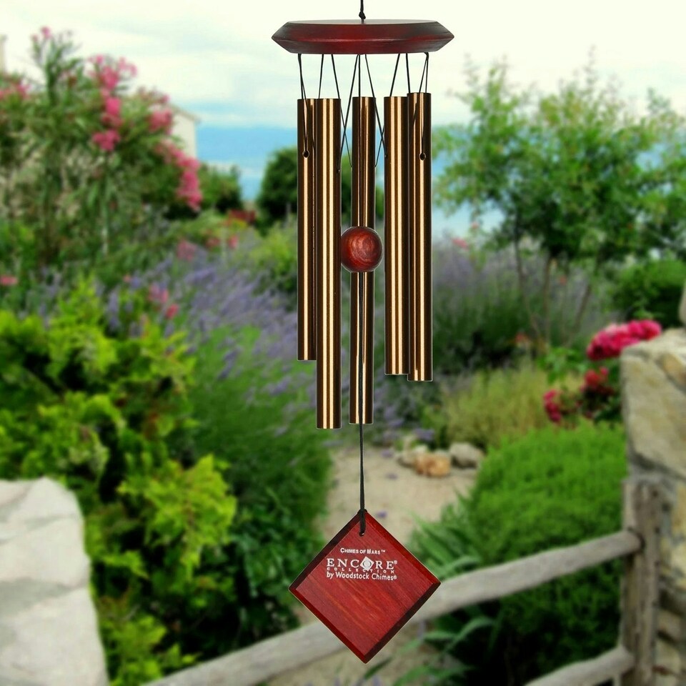 image 1 of Woodstock Chimes Of Mars Wind Chime - Bronze