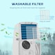 image 6 of HOMCOM 12,000 BTU Portable Air Conditioner with 35m², Quiet Mode, Dehumidifier