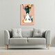 image 2 of mindfulness, meditation and yoga Woman (Canvas Print) 77 x 51 x 4cm