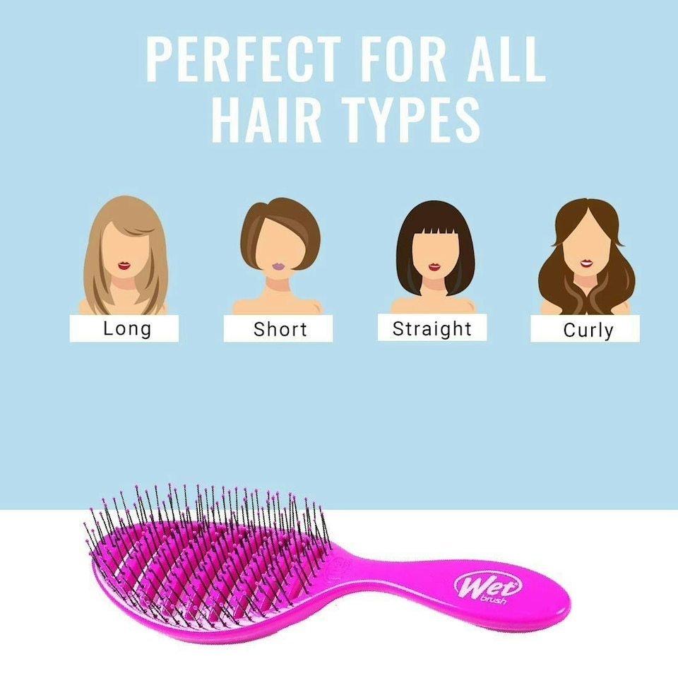 image 1 of WetBrush Speed Dry Detangler, Heatflex Bristles, Purple