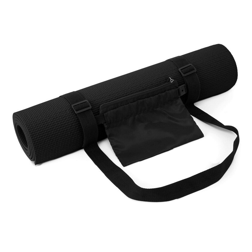 image 1 of TriDri Yoga Mat And Bag - Black - One Size