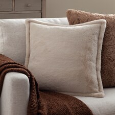 Furn Kallu Faux Fur Cushion | Cream | Natural | 45 x 45cm | 1