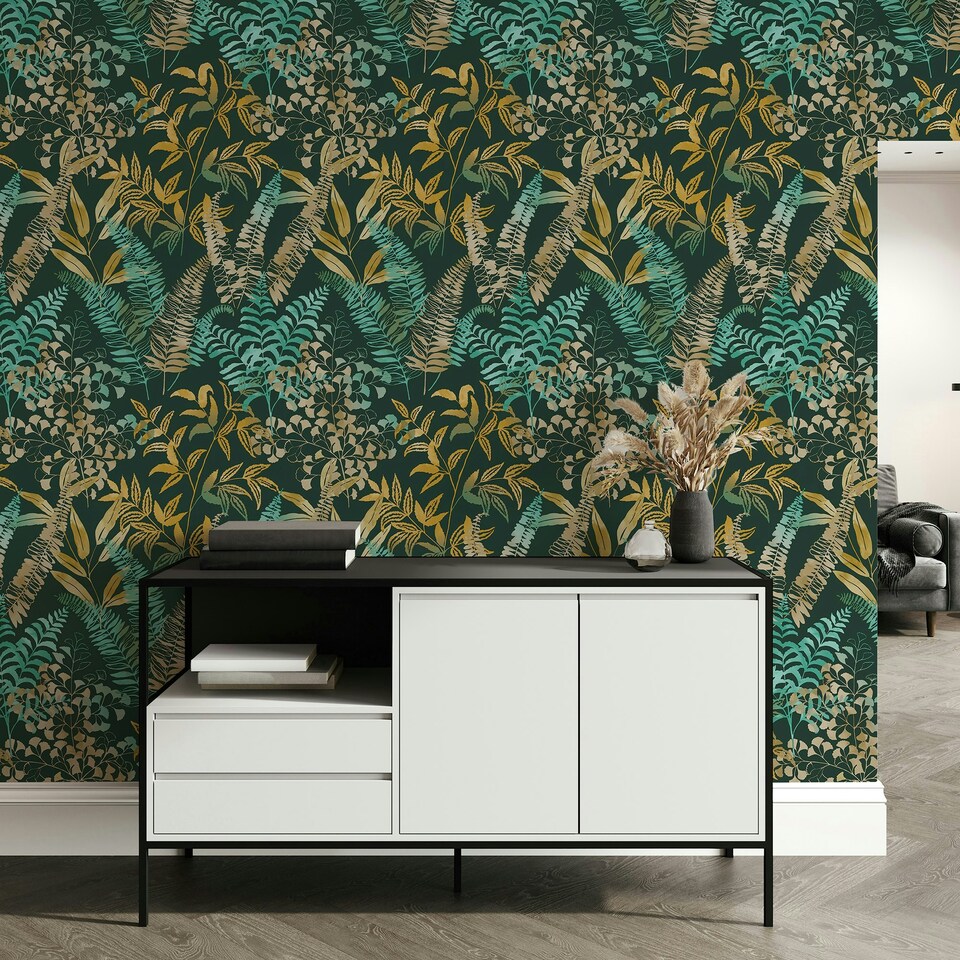 image 1 of Superfresco Easy Temptation Midnight Wallpaper Blue | Blue