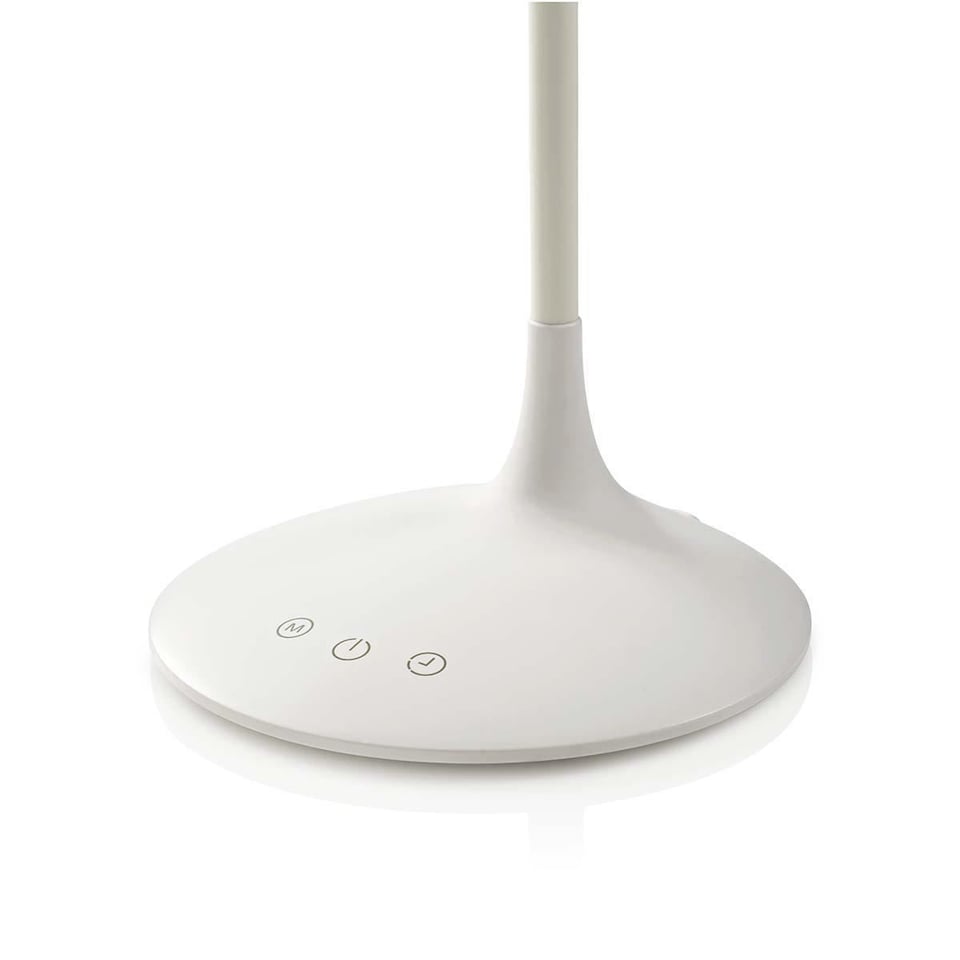 image 1 of Nedis LED Table / Bedside Desk Lamp Dimmable & USB Rechargeable with Touch Function - White