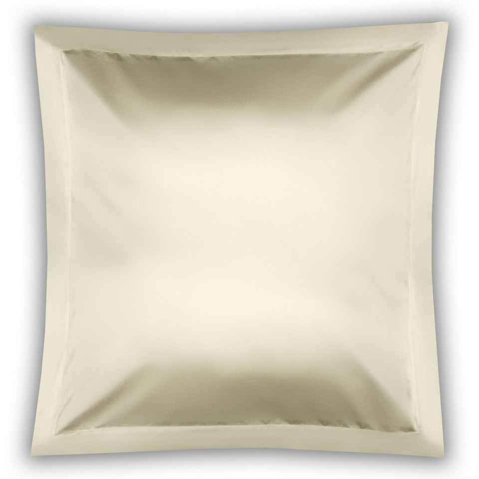 Belledorm 100% Cotton Sateen Continental Pillowcase - Ivory - One Size
