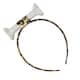 image 3 of Bristol Novelty Bone Headband - Black/White - One Size