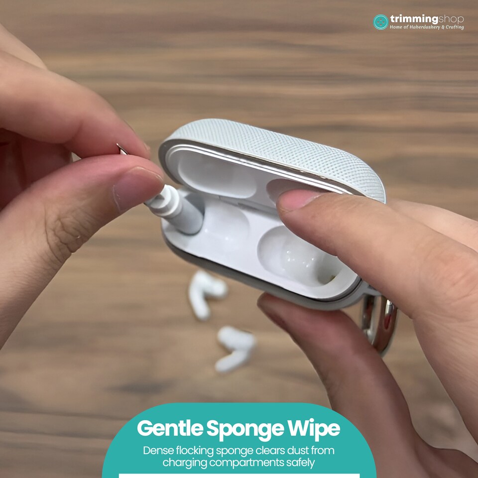 image 1 of Earbuds Cleaning Pen Tool for Airpods, Earphones & Phones - 1pc