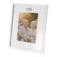 image 2 of 60th Anniversary 5x7 Silver Frame with Diamante Rings | Silver | One Size