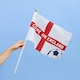 image 2 of Come on England Polyester Large Waving Flags 45cm - Pack of 6