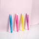 image 3 of Brushworks 4 Piece Combination Tweezer Set - Neon