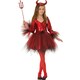 image 1 of Bristol Novelty Girls Devil Halloween Costume - Red - 5-6 Years 5