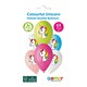 image 2 of Assorted Colour Rainbow Unicorn Latex Balloons 33cm / 13 in - Pack of 6