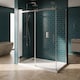image 2 of Balterley Rectangular Stone Resin Premium Shower Tray with Corner Waste Position - Balterley | White | White