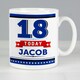 image 3 of Personalised Birthday Star Mug White