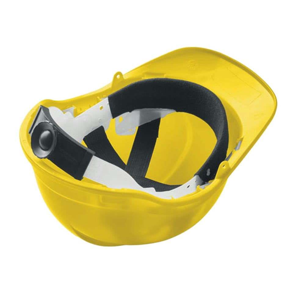 image 1 of MidOcean Helm ABS Plastic Safety Helmet - Yellow - One Size Yellow | One Size