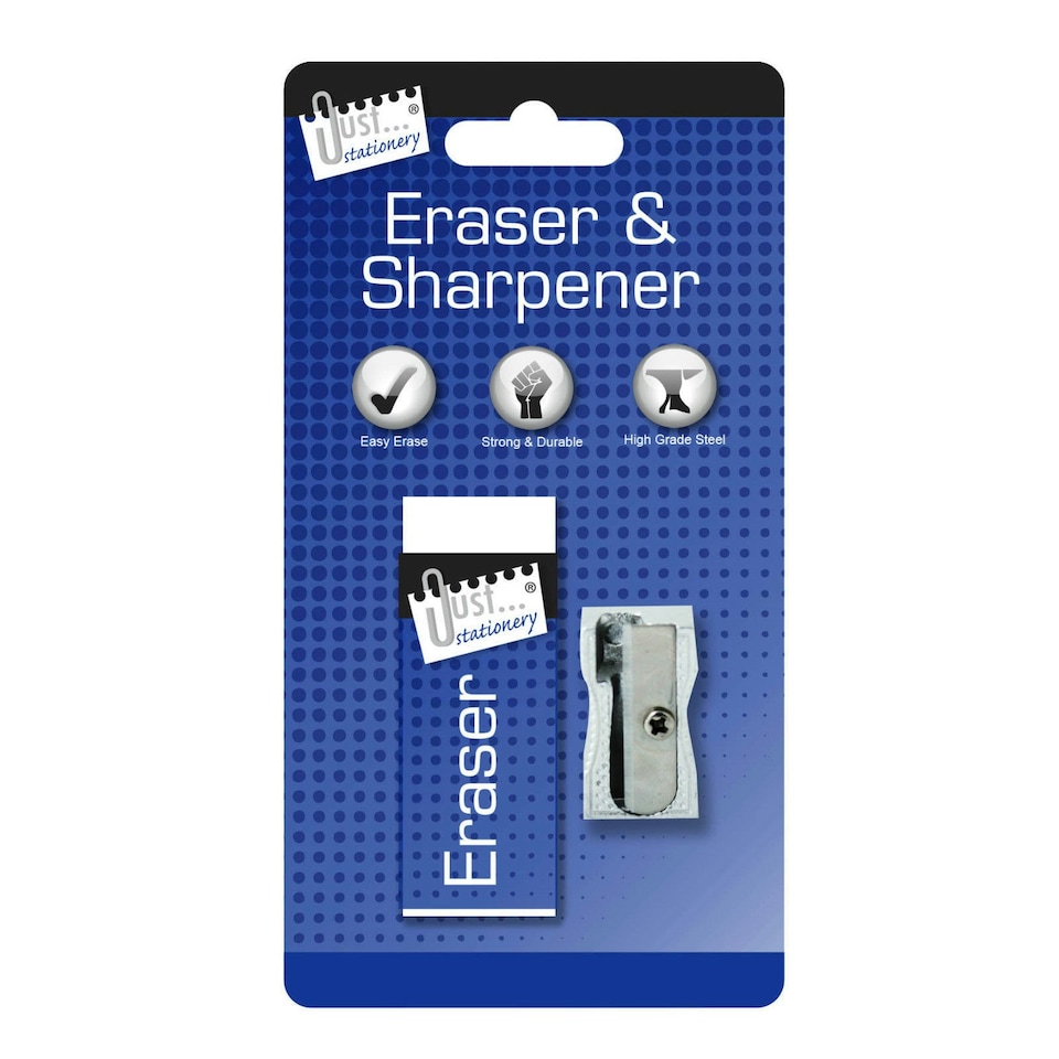 image 1 of Metal Sharpener & Eraser