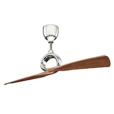 Link 137cm Ceiling Fan Polished Nickel, Remote Control