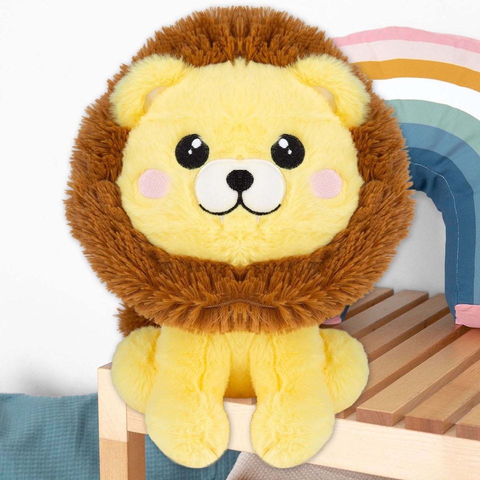 image 1 of PMS Kawaii Zoo Lion Soft Toy Multi-coloured - 25cm x 16cm
