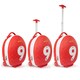 image 4 of boppi Tiny Trekker Luggage Case - Football Red