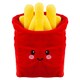 image 1 of Fries Soft Toy Food Themed Cute Plush Cuddly Soft Fluffy 16cm Multi-Coloured