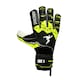 image 1 of Precision Childrens/Kids Fusion X Flat Cut Finger Protect Goalkeeper Gloves - White/Black/Neon Green - 7