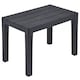 image 1 of Black Weatherproof Plastic Garden Table