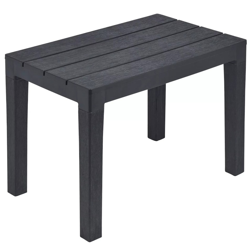 image 1 of Black Weatherproof Plastic Garden Table
