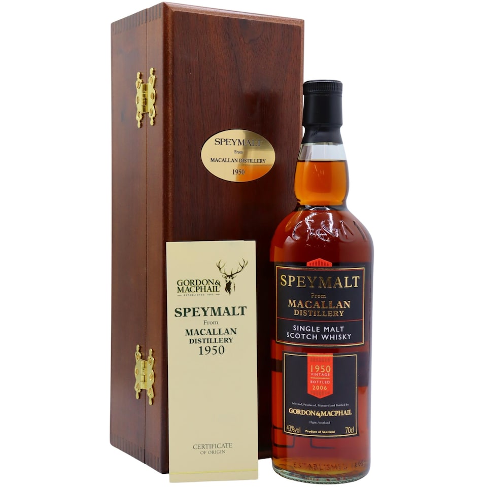 Macallan - Speymalt Single Malt Scotch 1950 55 year old Whisky