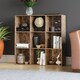 image 7 of Vida Designs Durham 3x3 Cube Storage Bookcase Display Unit, Dark Wood