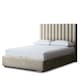 image 1 of Evangeline Divan Bed with Upholstered Headboard - Beige - Super King / 6ft