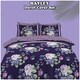 image 5 of VELVETIO Hayley Complete Duvet Cover Set with Fitted Sheet Printed Bedding Quilt Blue | King