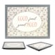 image 1 of GEEZY Good Food Good Mood Design Wooden Lap Serving Tray with Bean Bag Cushion 44x34cm