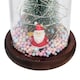 image 3 of Living and Home LED Glass Dome Christmas Tree Santa Claus for Decor