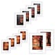 image 8 of 10 Pc Modern Photo Frame Set Wall Mountable and Freestanding Gallery | White | White | Not provided