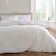 image 1 of Bianca Woodland 200 Thread Count Cotton Reversible Duvet Cover Set Natural Cream | Natural | Double