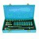 image 1 of 28pc 3/8" Drive Metric MM Shallow + Deep Socket And Accessory Set 8 - 24mm