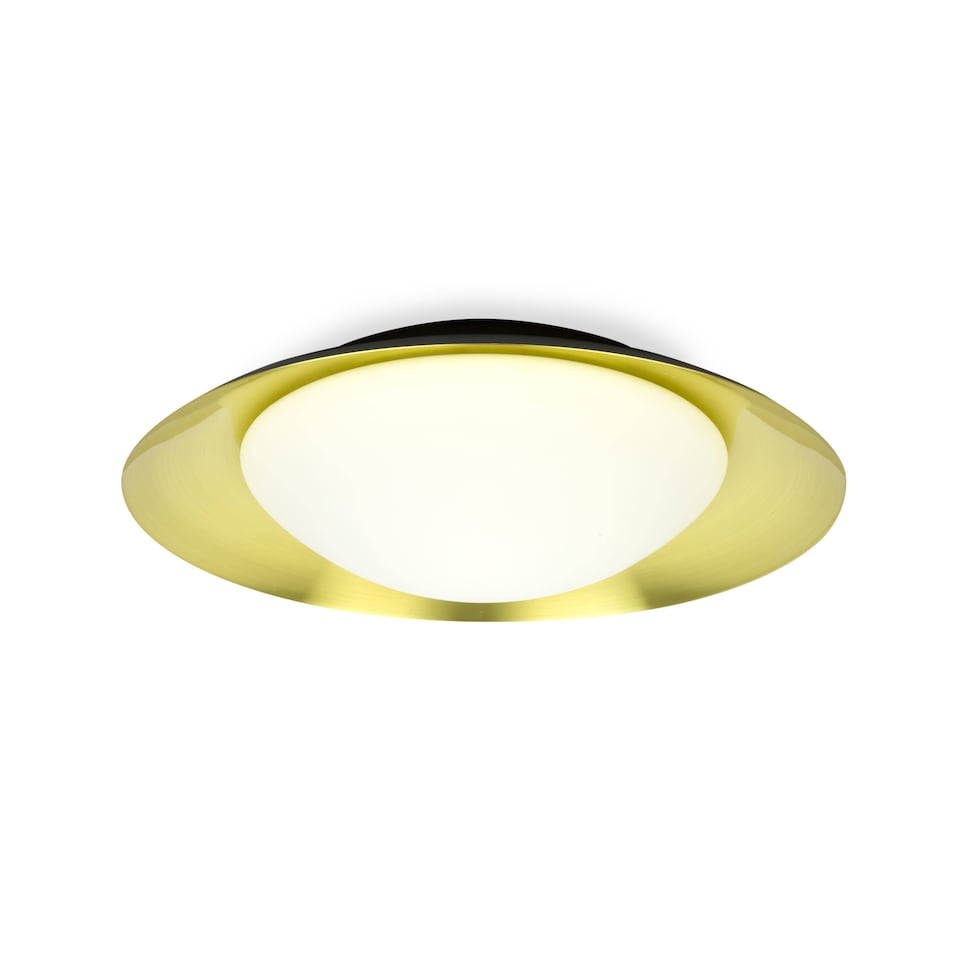 image 1 of Side Led Black / Gold Ceiling Lamp 20W