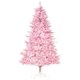 image 1 of HOMCOM 6FT Artificial Christmas Tree w/ Automatic Open for Home Party Pink