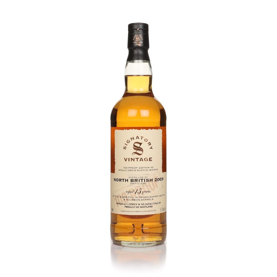 image 1 of North British 15 Year Old 2009 - 100 Proof Grain Edition 2 Signatory