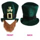 image 5 of Pack of 1 Irish Leprechaun Hat, Bow Tie + Braces Green | One Size