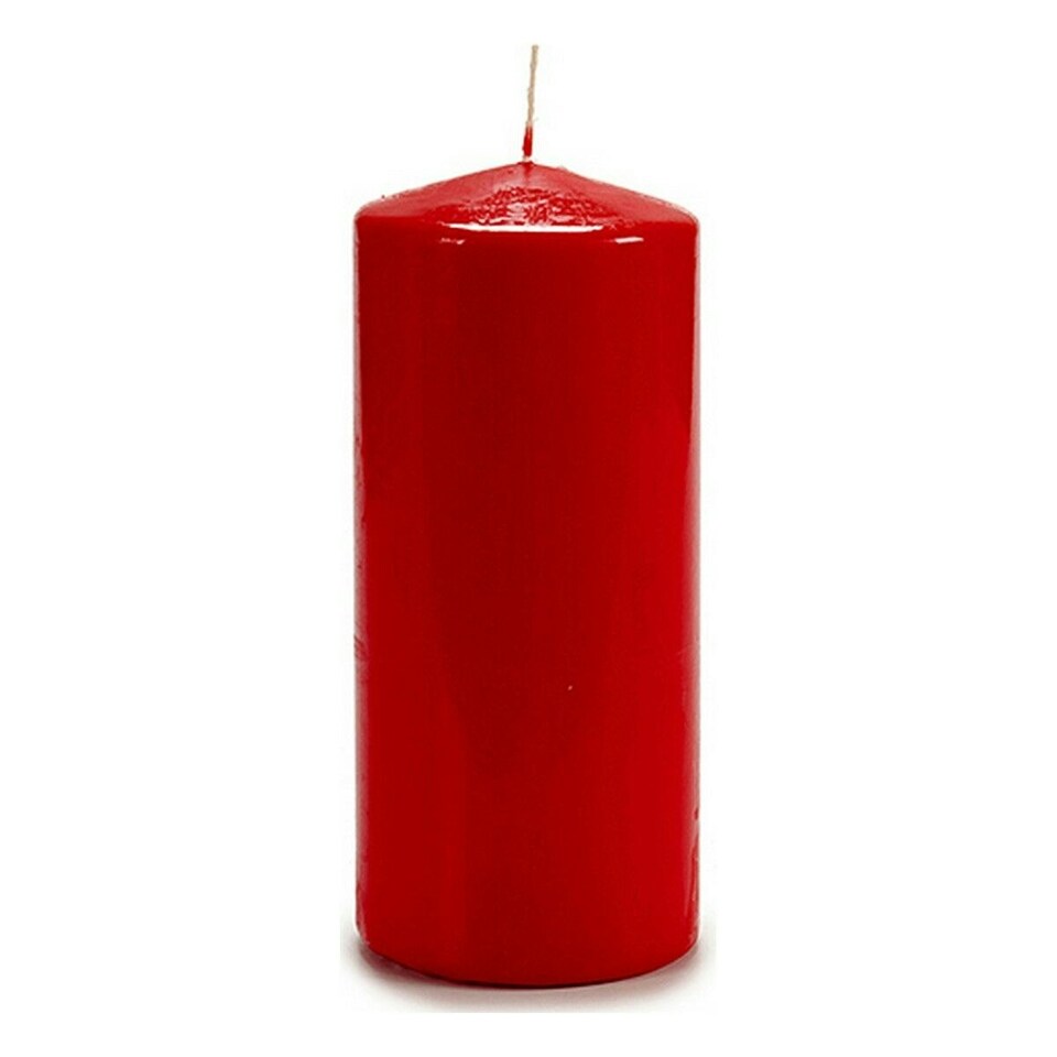 image 1 of Candle Acorde CY88200M Red 9 x 20 x 9 cm (4 Units) N/A