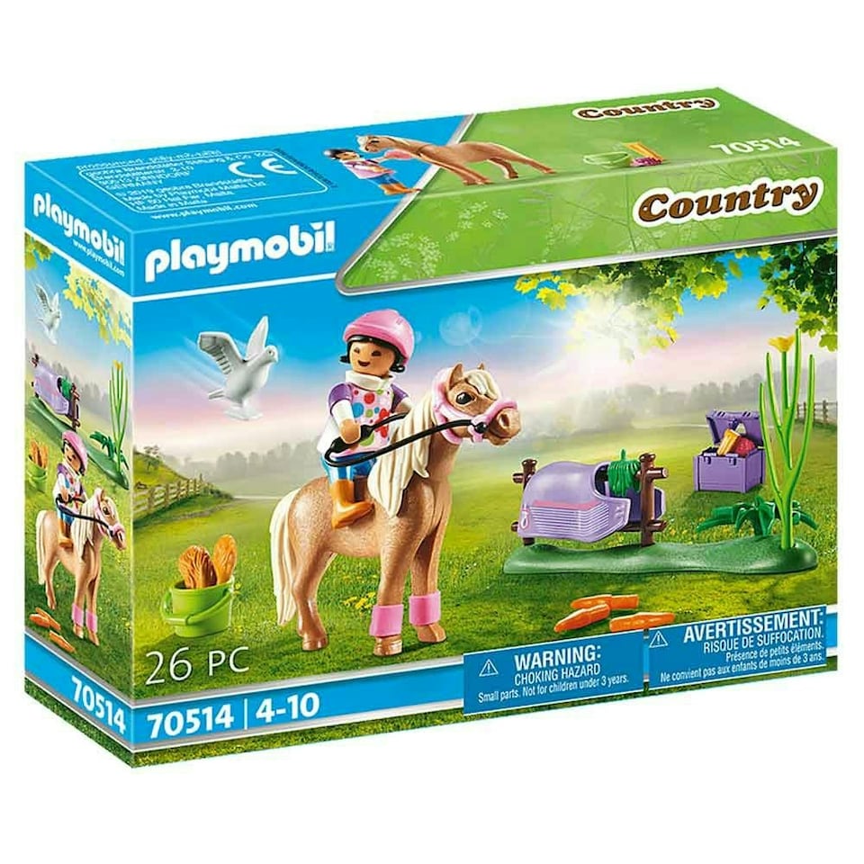 image 1 of Playmobil Country Collectible Icelandic Pony Figure Pack with Accessories