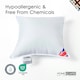 image 3 of Homescapes Luxury Super Microfibre Cushion Pad Insert Inner 40 x 40 cm (16 x 16") White