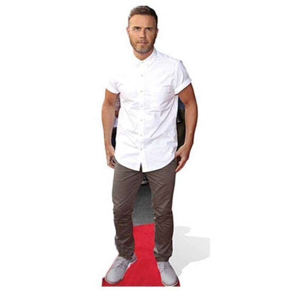Gary Barlow White Lifesize Cardboard Cutout - 175cm